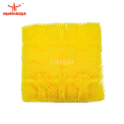 High Quality Bristle 1.6" Nylon Square Foot Yellow Block for TaiShi Cutter Machine