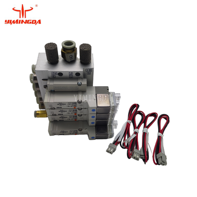90954000 এসেম্বলি, নিউমেটিক ম্যানিফোল্ড - XLC7000 Z7 কাটিং মেশিনের জন্য হেড